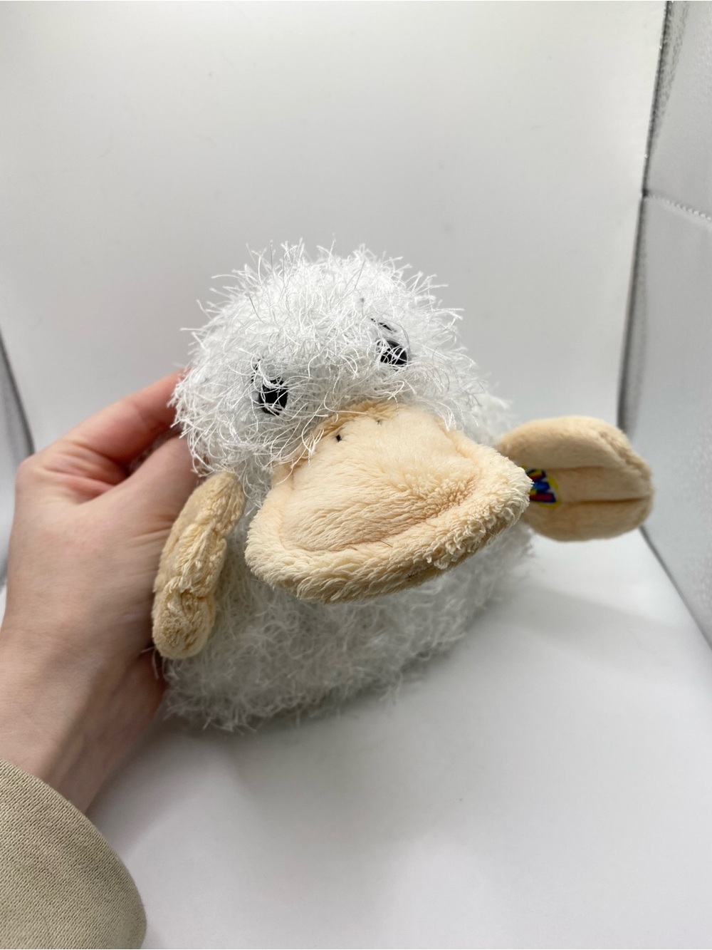Ganz Webkinz Googles The Duck-Billed Platypus White Plush 12” No Code Retired